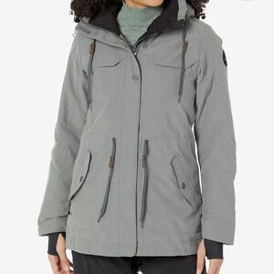 Women's Gray Obermeyer Ski Coat